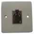 010330 REMOTE DMX OUTPUT PLATE XLR5 FEMALE SINGLE GANG